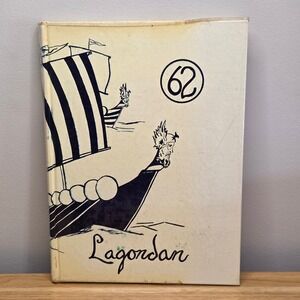 1962‎ Lagordan Yearbook Winfield High School Viking Ship Cover